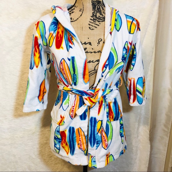 Komar Kids Other - Komar Kid surf graphic bath swim beach hoodie robe